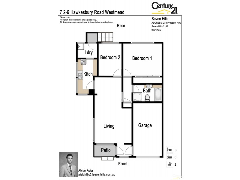 7/2-6 Hawkesbury Road, Westmead NSW 2145 Floorplan