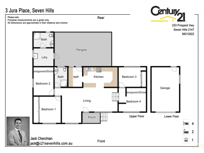 3  Jura Place, Seven Hills NSW 2147 Floorplan
