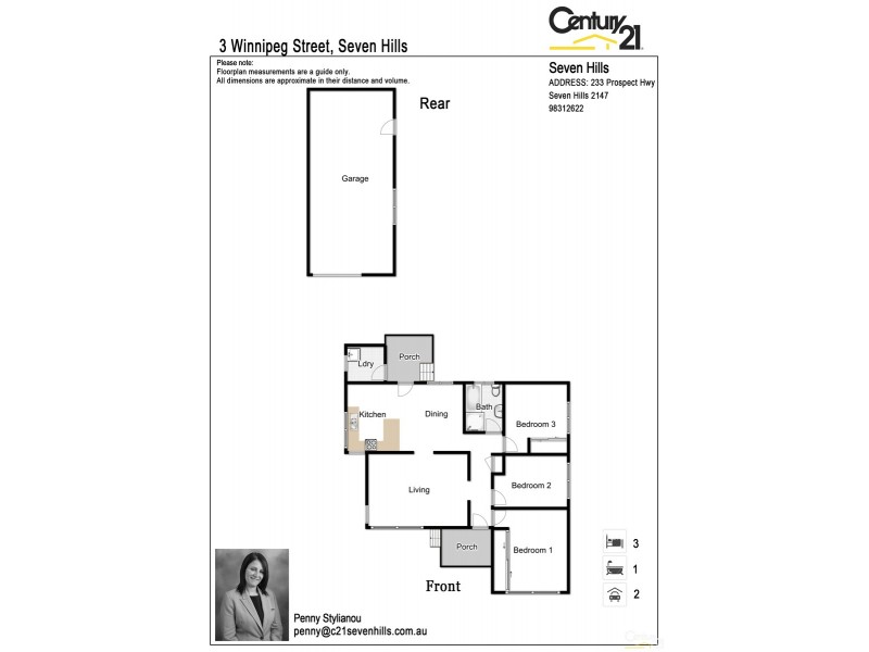 3 Winnipeg Street, Seven Hills NSW 2147 Floorplan