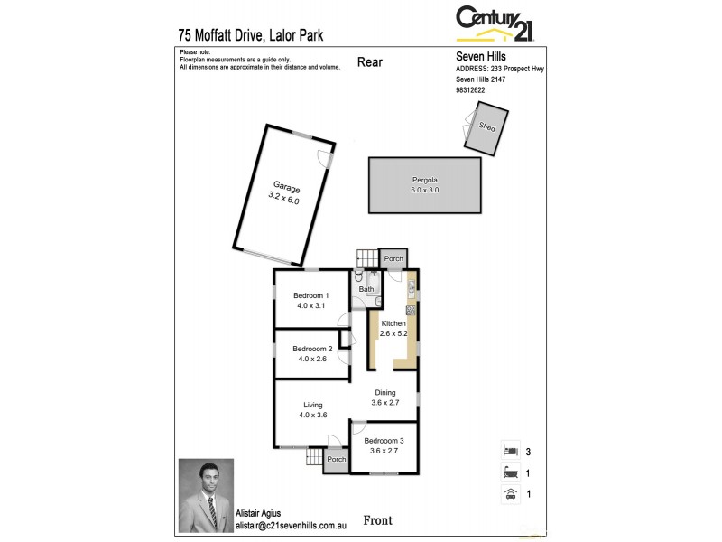 75  Moffatt Drive, Lalor Park NSW 2147 Floorplan