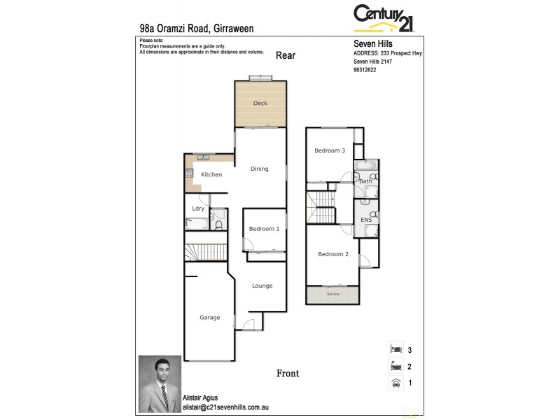 98A Oramzi Road, Girraween NSW 2145 Floorplan