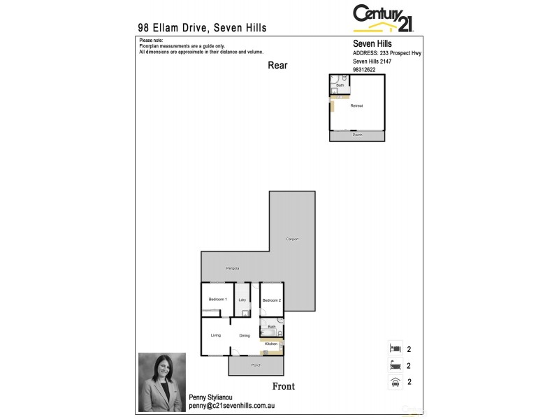 98 Ellam Drive, Seven Hills NSW 2147 Floorplan