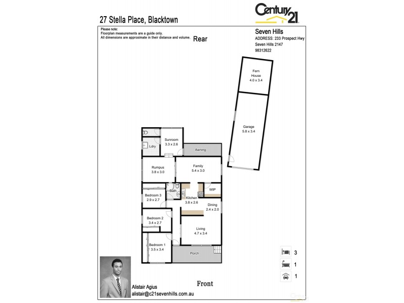 27 Stella Place, Blacktown NSW 2148 Floorplan