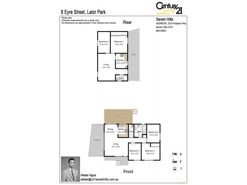 8  Eyre Street, Lalor Park NSW 2147 Floorplan