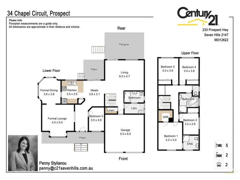 34 Chapel Circuit, Prospect NSW 2148 Floorplan