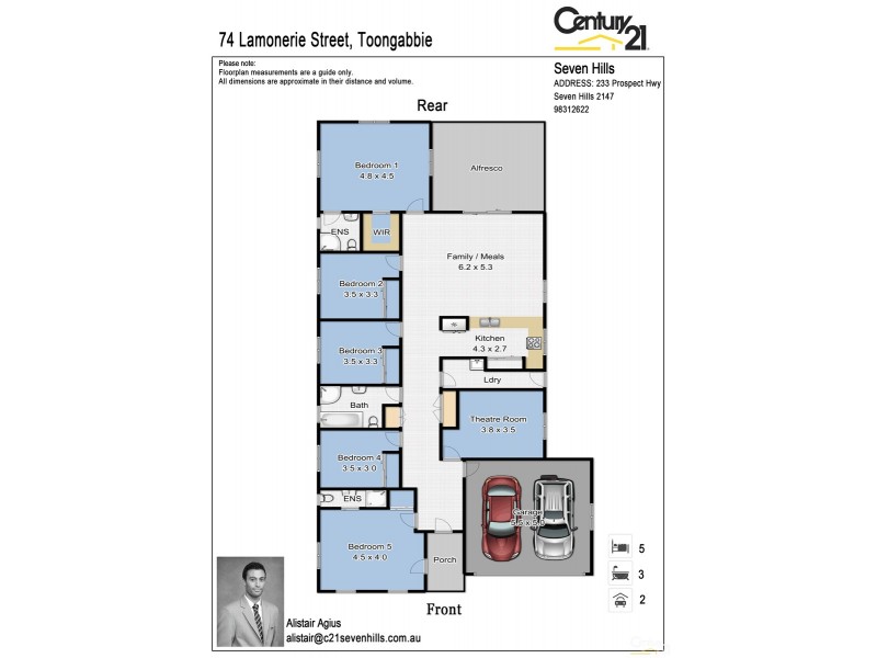 74 Lamonerie Street, Toongabbie NSW 2146 Floorplan