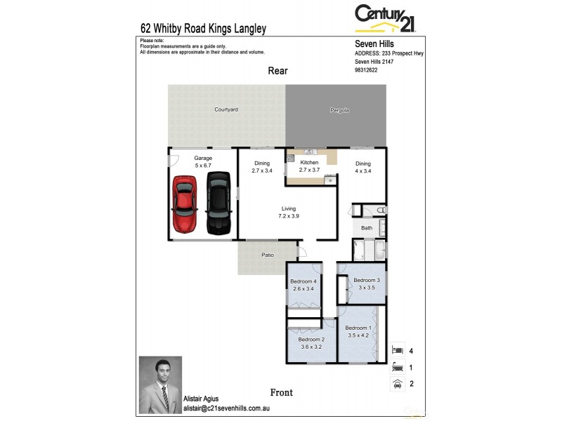 62 Whitby Road, Kings Langley NSW 2147 Floorplan