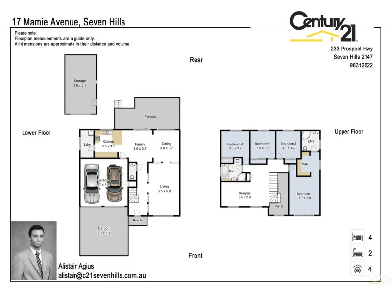 17 Mamie Avenue, Seven Hills NSW 2147 Floorplan