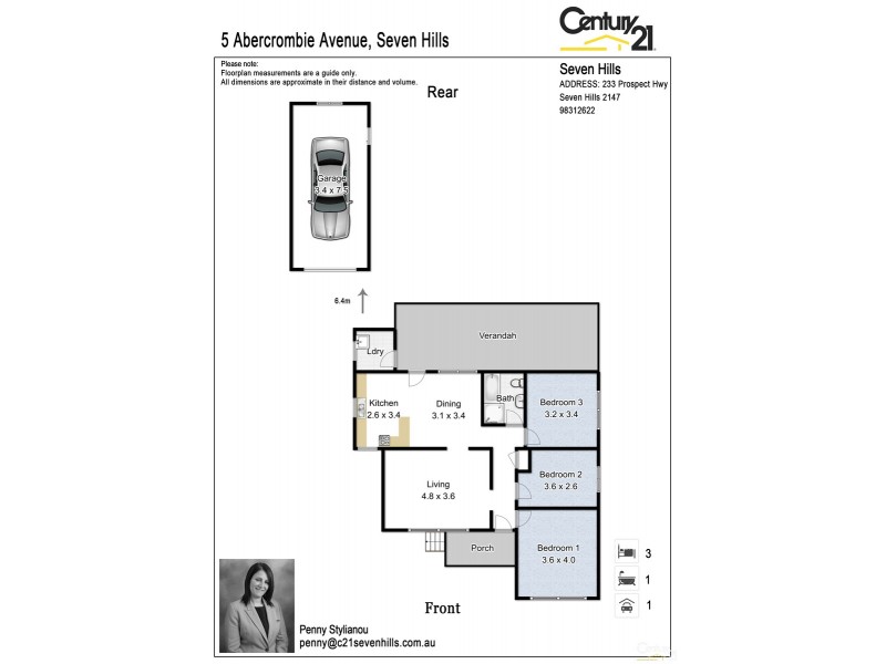 5 Abercrombie Avenue, Seven Hills NSW 2147 Floorplan