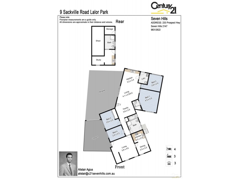 9 Sackville Street, Lalor Park NSW 2147 Floorplan