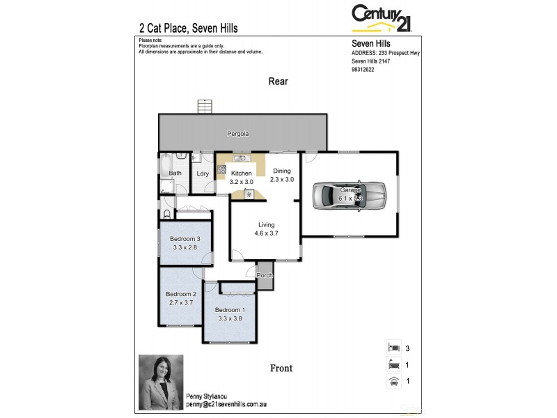 2 Cat Place, Seven Hills NSW 2147 Floorplan