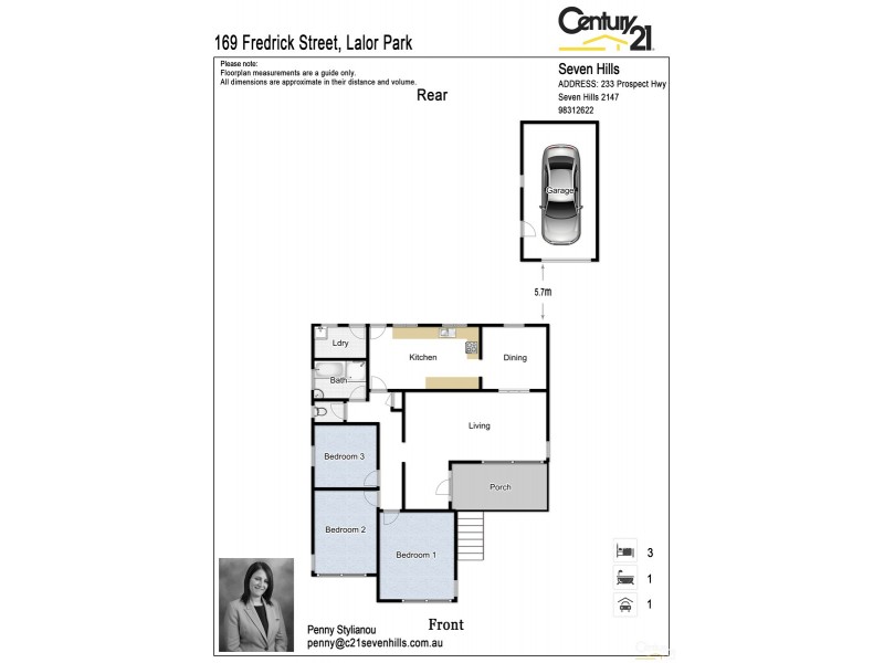 169 Frederick Street, Lalor Park NSW 2147 Floorplan
