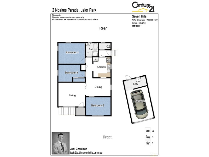 2 Noakes Parade, Lalor Park NSW 2147 Floorplan