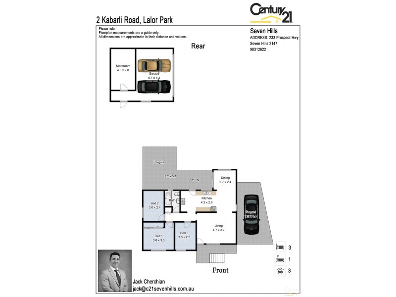 2 Kabarli Road, Lalor Park NSW 2147 Floorplan