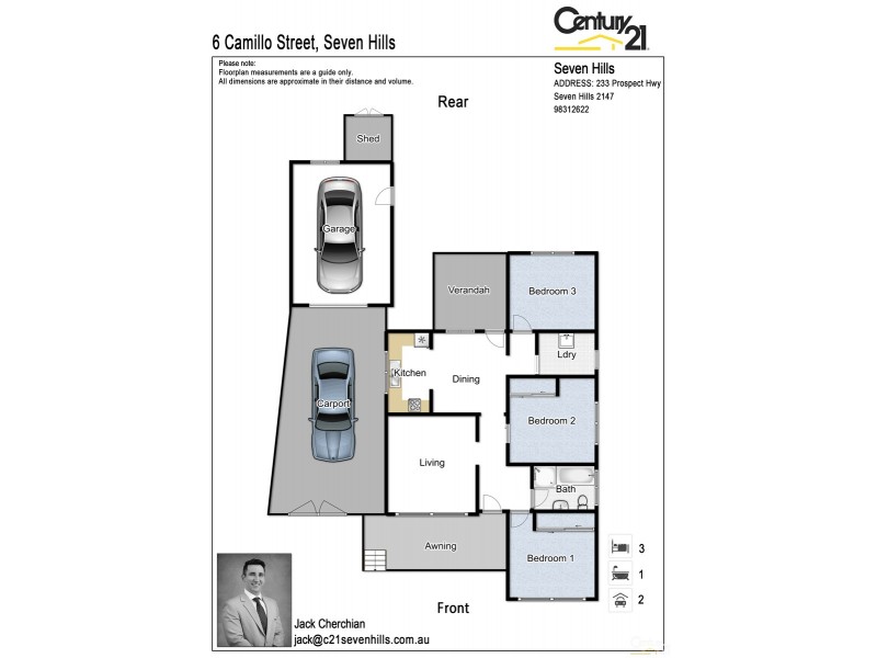 6 Camillo Street, Seven Hills NSW 2147 Floorplan