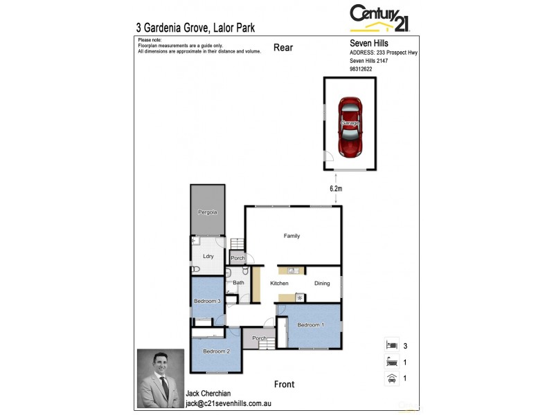 3 Gardenia Grove, Lalor Park NSW 2147 Floorplan