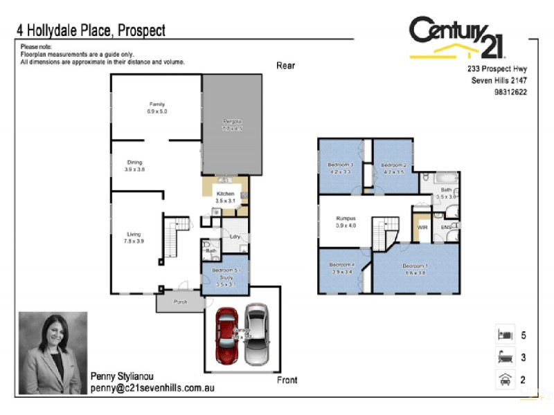 4  Hollydale Place, Prospect NSW 2148 Floorplan