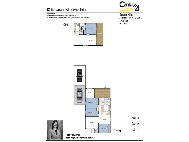 92 Barbara Boulevarde, Seven Hills NSW 2147 Floorplan