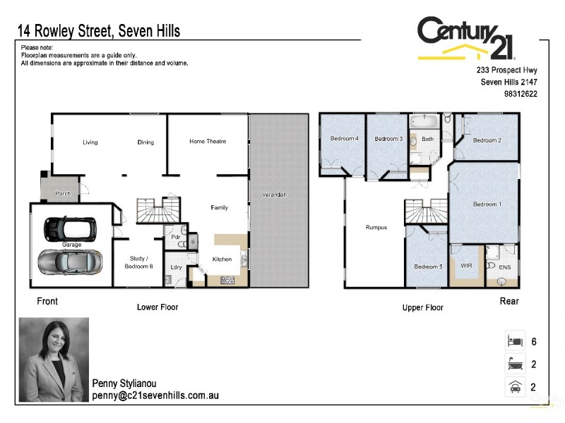 14 Rowley Street, Seven Hills NSW 2147 Floorplan