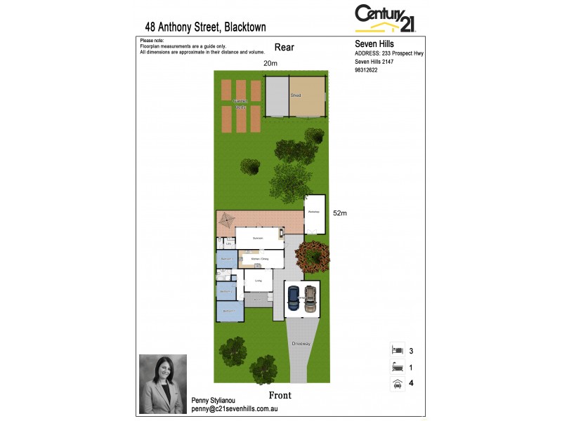 48 Anthony Street, Blacktown NSW 2148 Floorplan