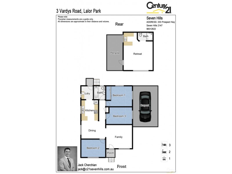 3 Vardys Road, Lalor Park NSW 2147 Floorplan