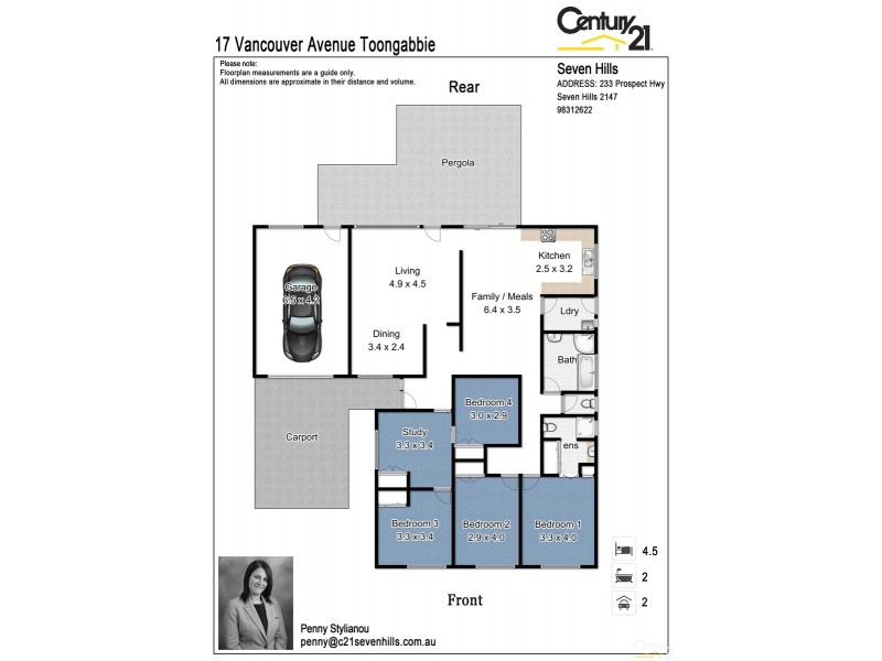 17 Vancouver Avenue, Toongabbie NSW 2146 Floorplan
