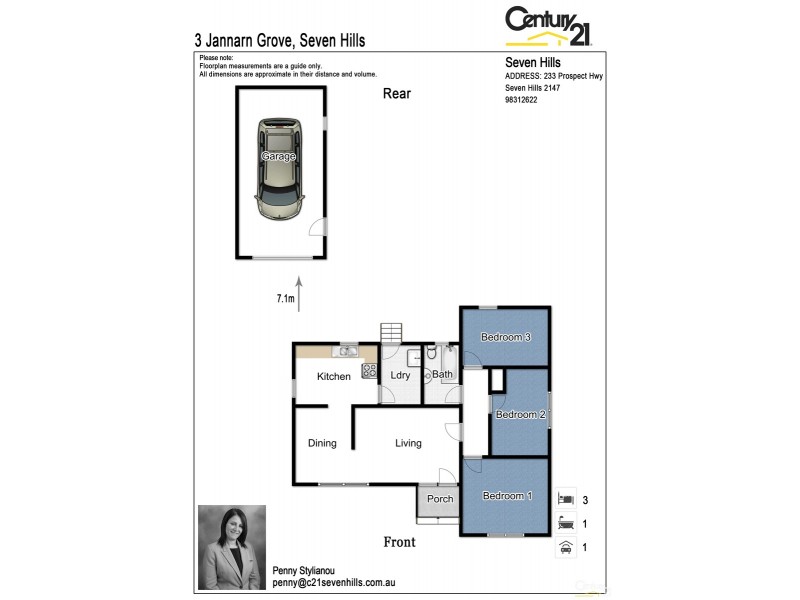 3 Jannarn Grove, Seven Hills NSW 2147 Floorplan