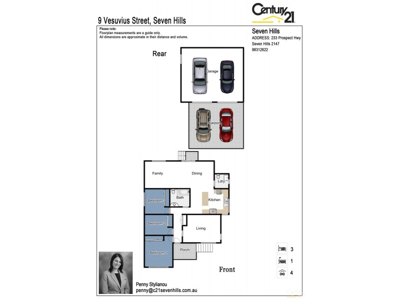 9 Vesuvius Street, Seven Hills NSW 2147 Floorplan