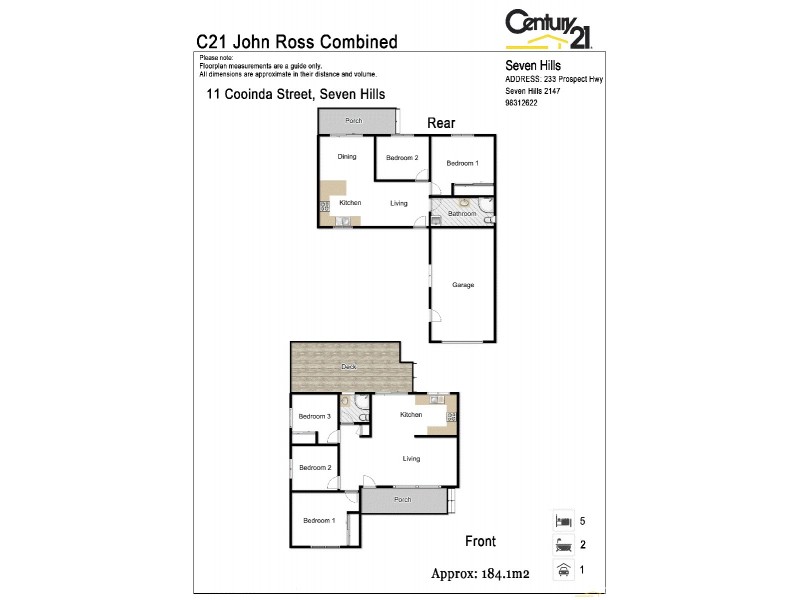11 Cooinda Street, Seven Hills NSW 2147 Floorplan