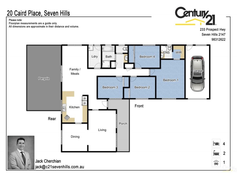 20 Caird Place, Seven Hills NSW 2147 Floorplan