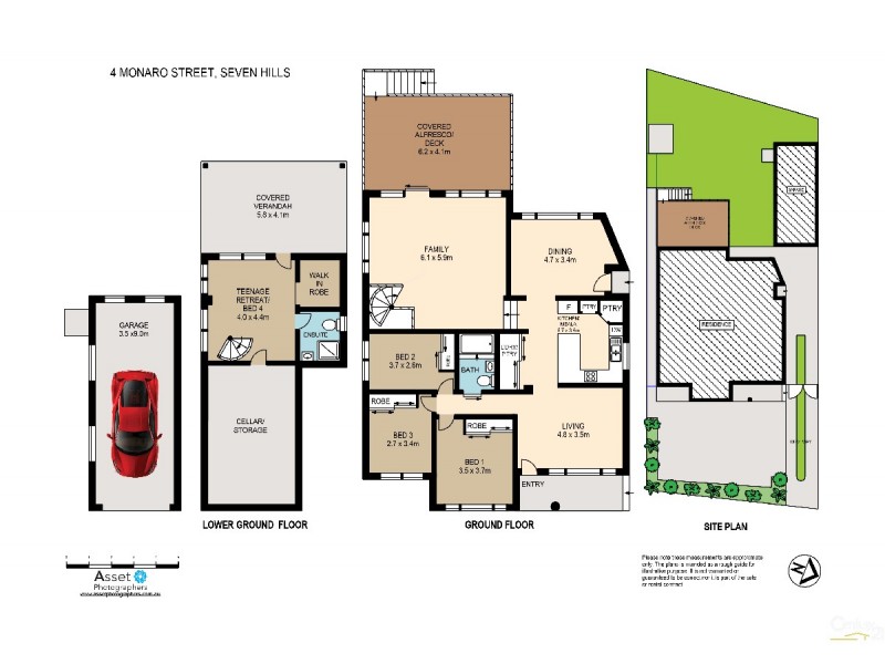 4 Monaro Street, Seven Hills NSW 2147 Floorplan
