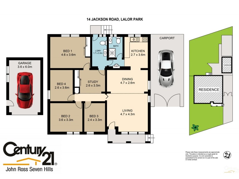 14 Jackson Road, Lalor Park NSW 2147 Floorplan