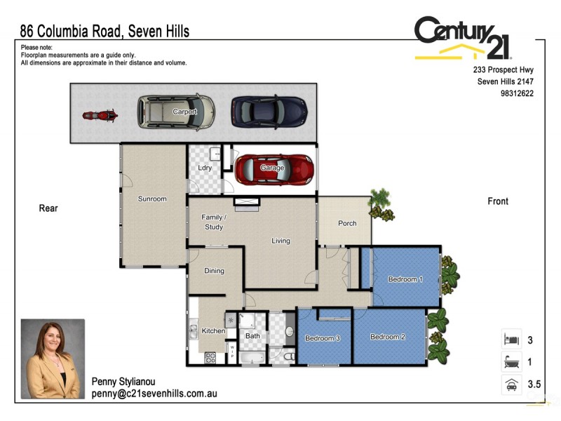 86 Columbia Road, Seven Hills NSW 2147 Floorplan