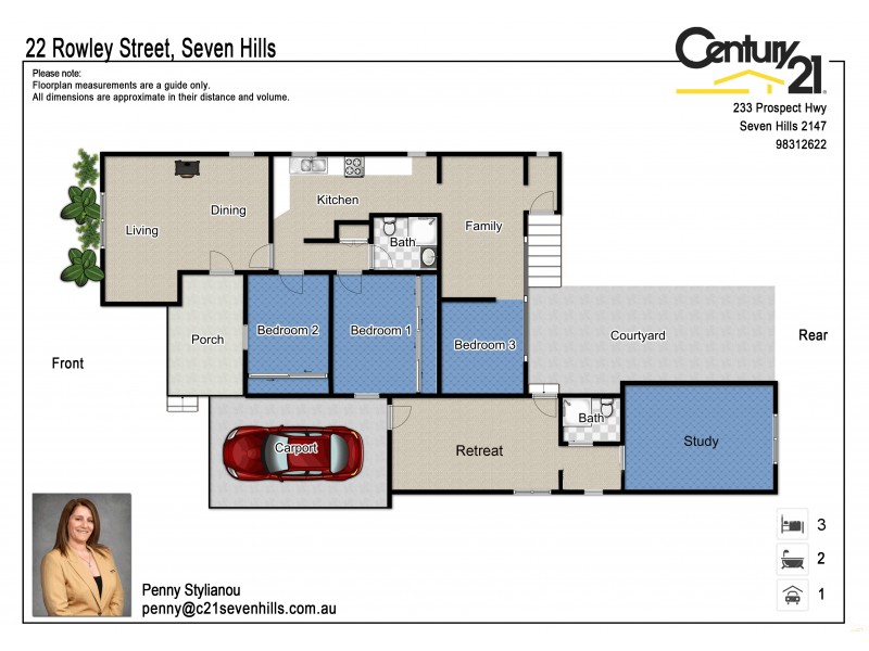 22 Rowley Street, Seven Hills NSW 2147 Floorplan