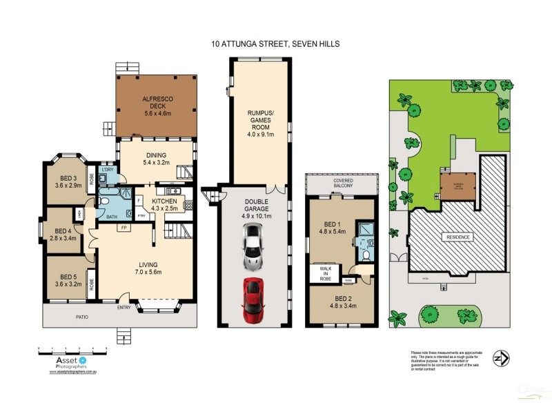 10 Attunga Street, Seven Hills NSW 2147 Floorplan