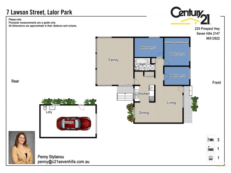 7 Lawson Street, Lalor Park NSW 2147 Floorplan