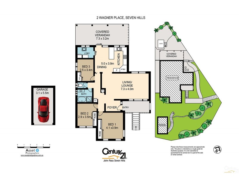 2 Wagner Place, Seven Hills NSW 2147 Floorplan
