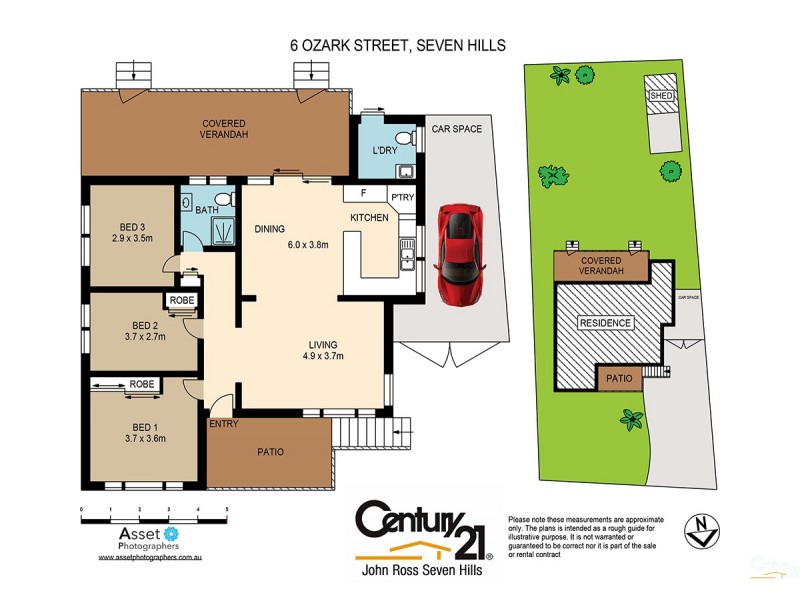 6 Ozark Street, Seven Hills NSW 2147 Floorplan