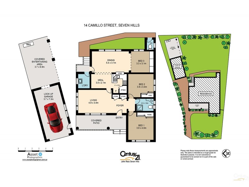 14 Camillo Street, Seven Hills NSW 2147 Floorplan