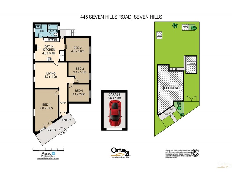 445 Seven Hills Road, Seven Hills NSW 2147 Floorplan