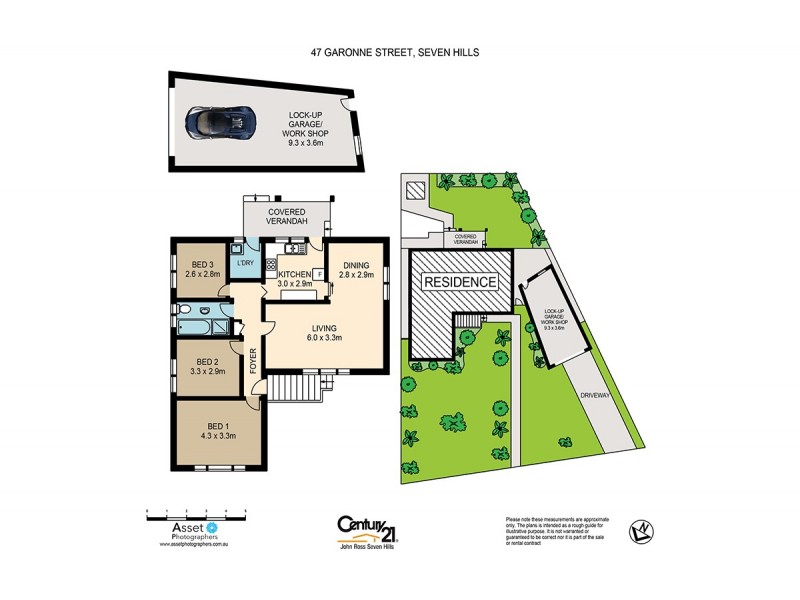 47 Garonne Street, Seven Hills NSW 2147 Floorplan