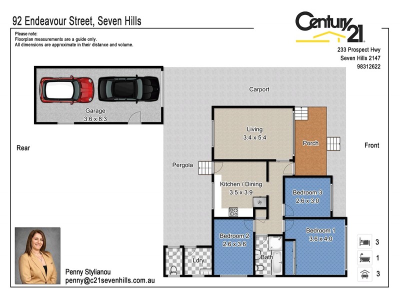 92 Endeavour Street, Seven Hills NSW 2147 Floorplan