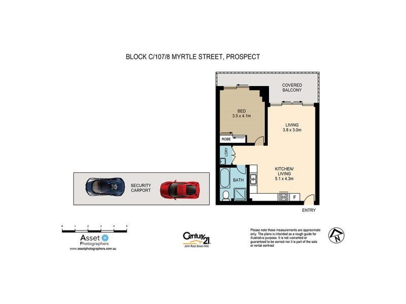 107/8c Myrtle Street, Prospect NSW 2148 Floorplan