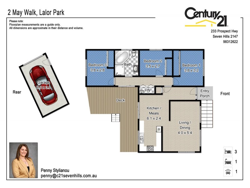 2 May Walk, Lalor Park NSW 2147 Floorplan