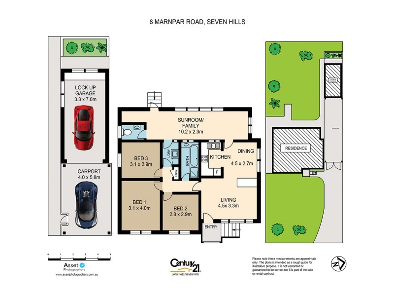 8 Marnpar Road, Seven Hills NSW 2147 Floorplan