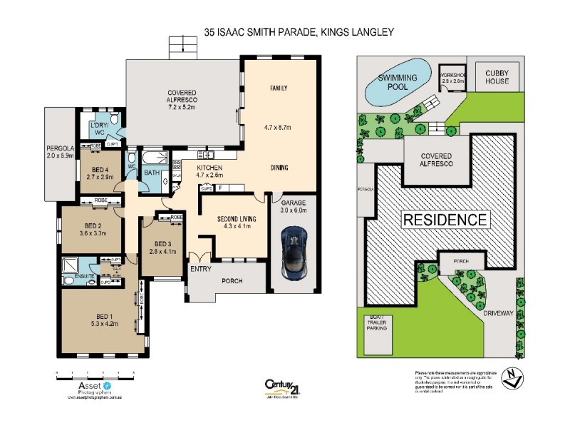 35 Isaac Smith Parade, Kings Langley NSW 2147 Floorplan