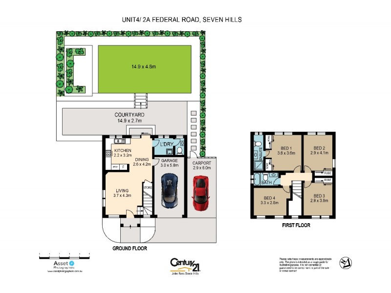4/2A Federal Road, Seven Hills NSW 2147 Floorplan