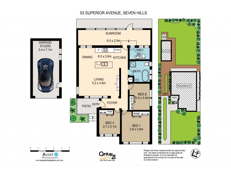 53 Superior Avenue, Seven Hills NSW 2147 Floorplan