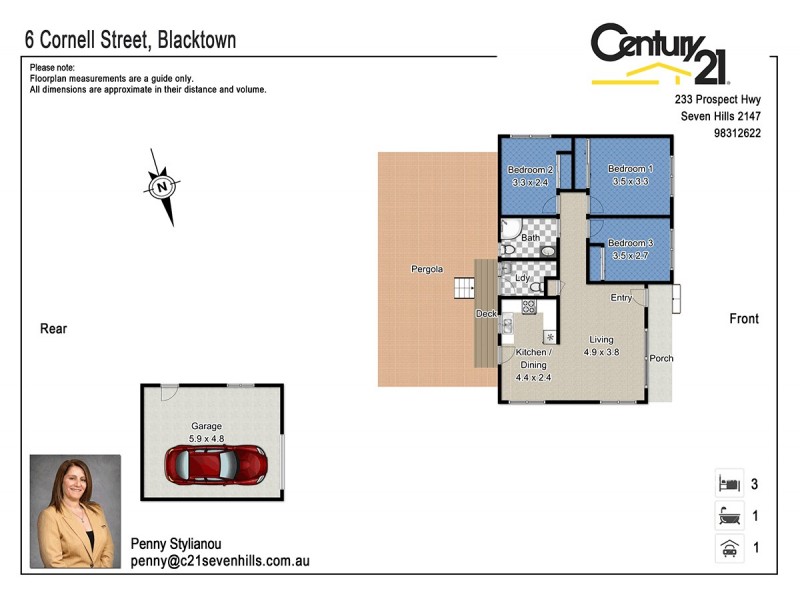 6 Cornell Street, Blacktown NSW 2148 Floorplan