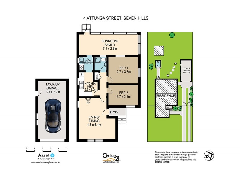 4 Attunga Street, Seven Hills NSW 2147 Floorplan